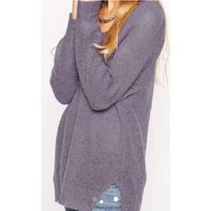 ASOS Sheer Purple Sweater